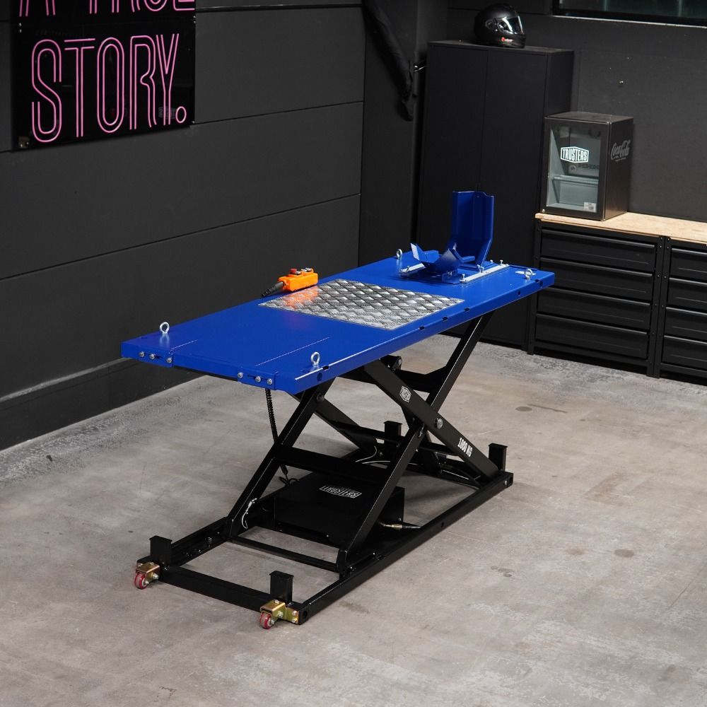 TRUSTERS / REMO POWERLIFT1000 » Motorrad » 1000 kg Tragkraft » Blau